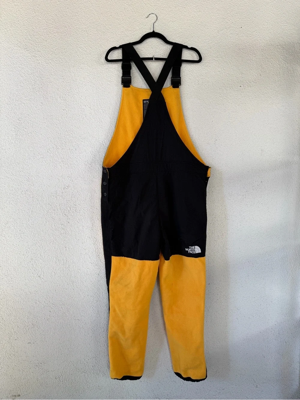 The North Face 7SE Seven Summits Himalayan Fleece Suit Bib Yellow
